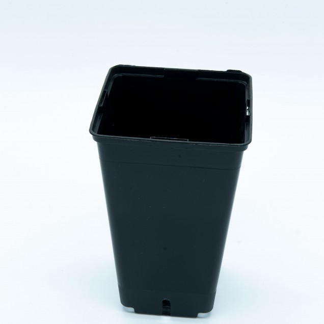 Maceta cuadrada negra 2 Litros