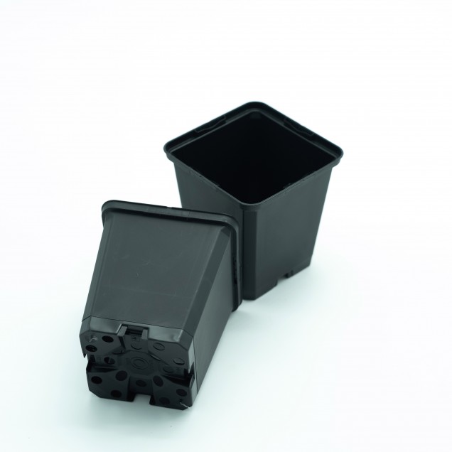 Maceta cuadrada 9x9x9.5 cm (0.5 Litros)