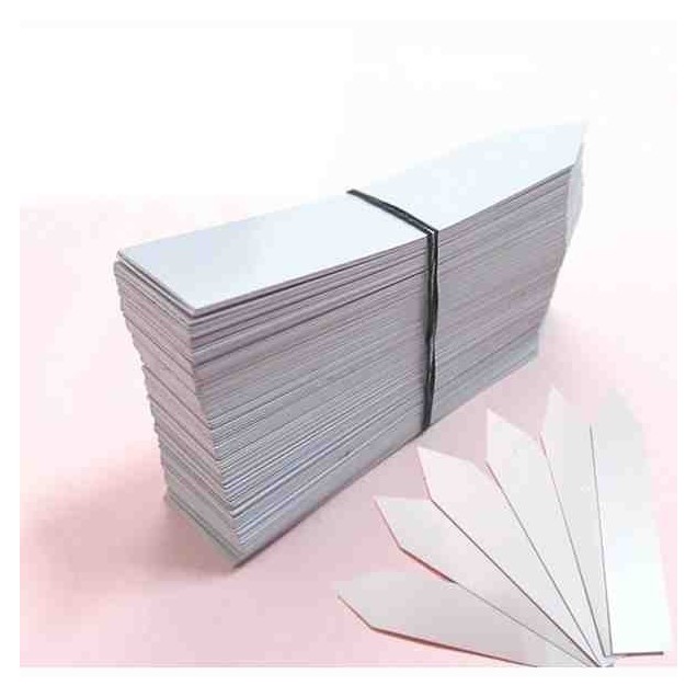 Etiquetas Clavar PVC 10x2.5 cm
